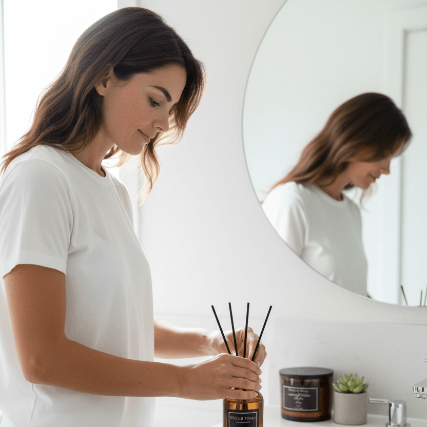 Amber Noir – Luxury Candle & Diffuser Set