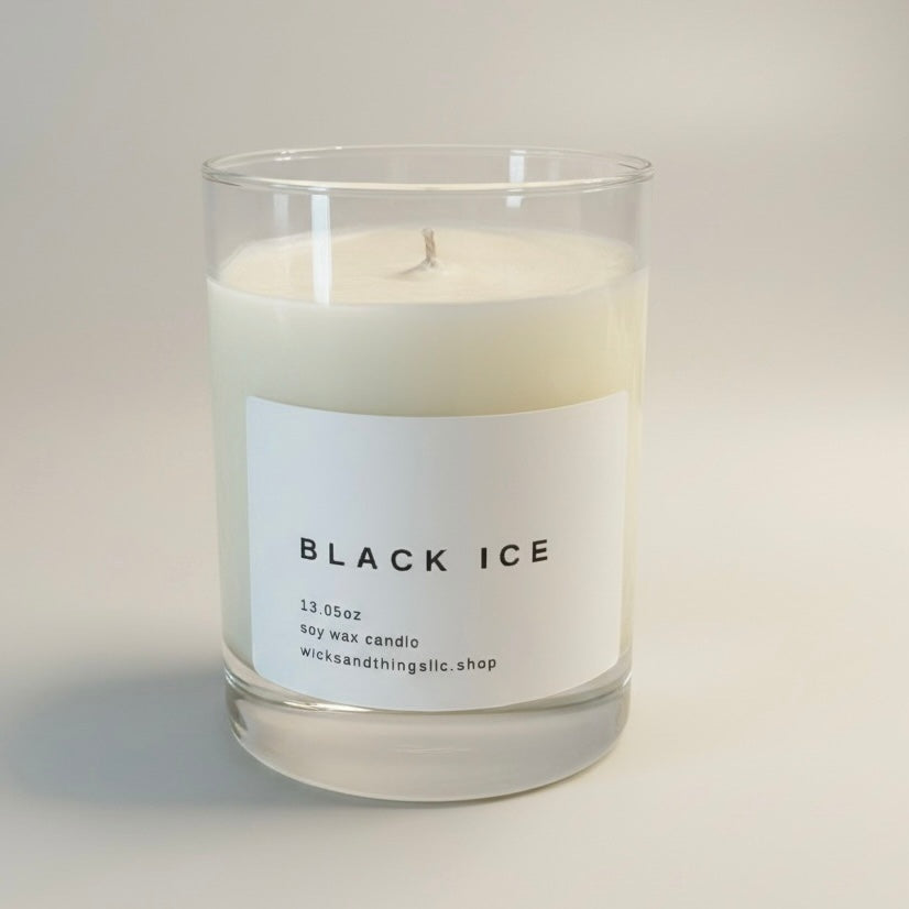 Black Ice – 13.05 oz Luxury Soy Candle