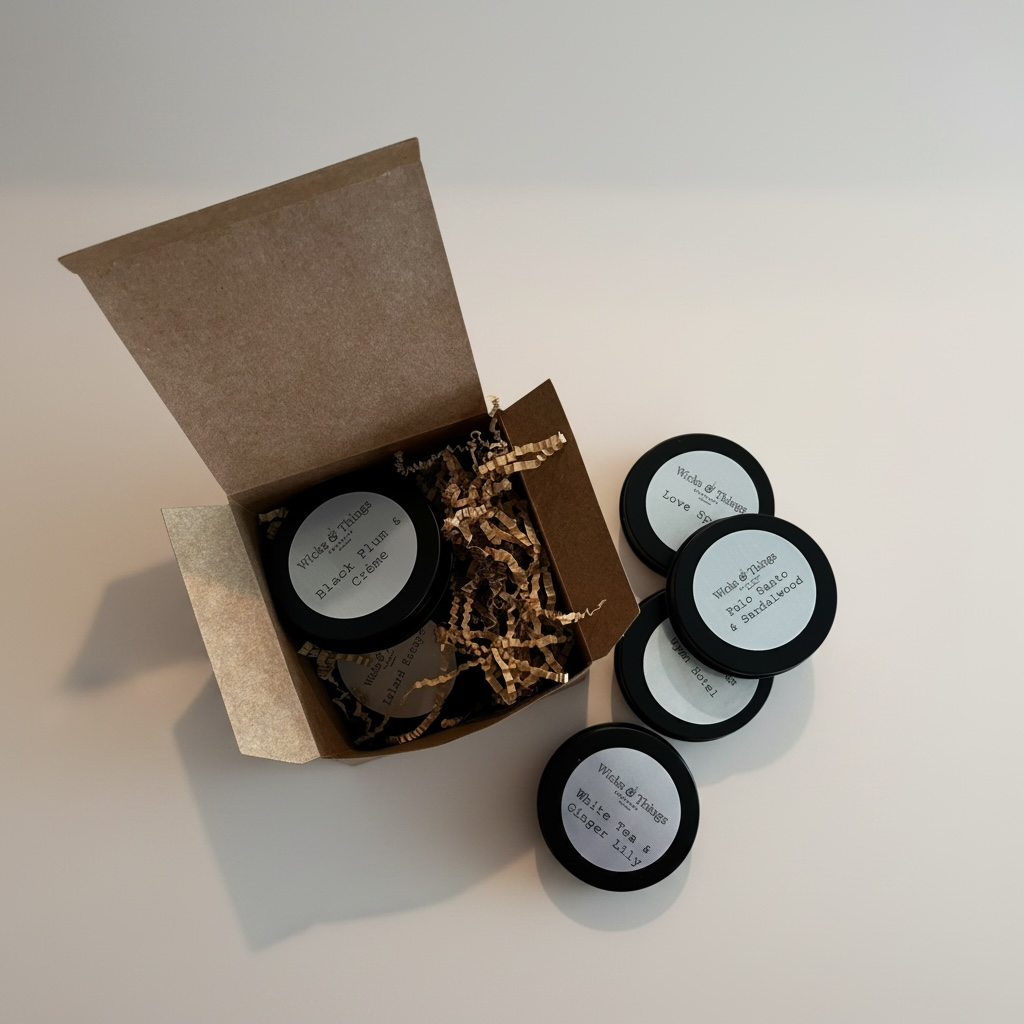 Luxury Discovery Candle Set – 4 Signature Scents