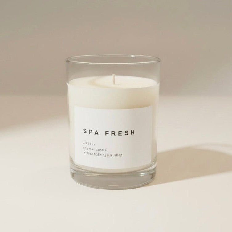 Spa Fresh – 13.05 oz Luxury Soy Candle